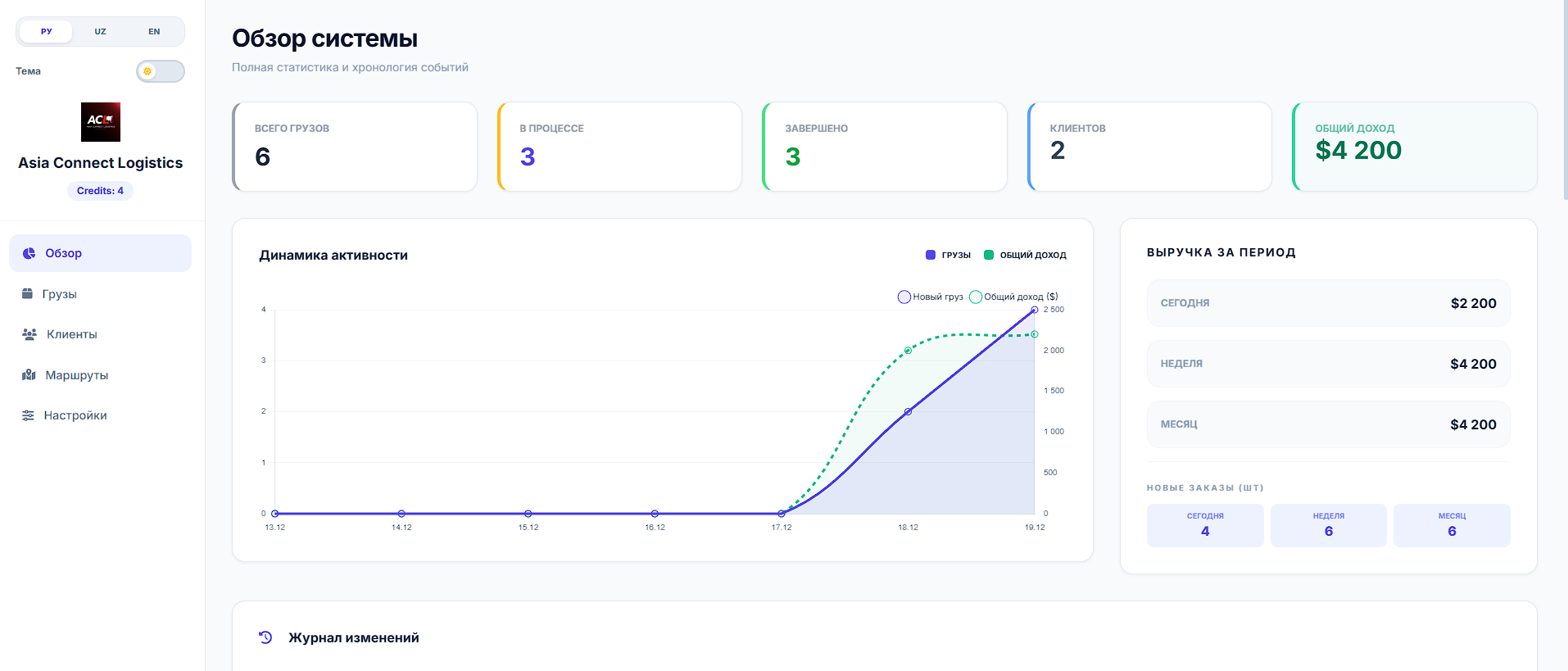 Easy Track Interface